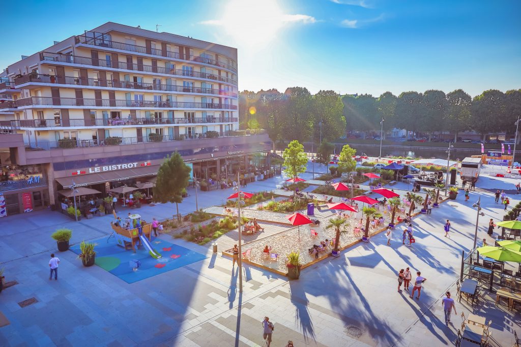 Les Rives de l'Orne Esplanade Apsys Caen centre commercial
