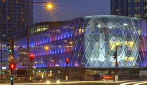 Beaugrenelle, Paris – Facade extérieur nuit - Apsys - Kamel Khalfi